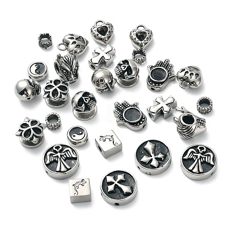 304 Stainless Steel Beads & Pendants STAS-K262-01ASP-1