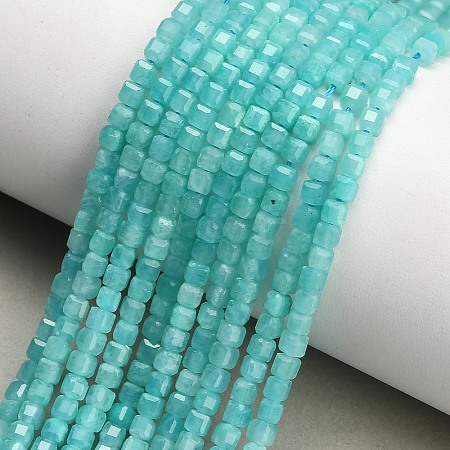 Natural Amazonite Beads Strands GG-CBA77FB-D02-01-1