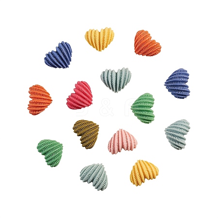 40Pcs 8 Colors Resin Cabochons RESI-CJ0001-193-1