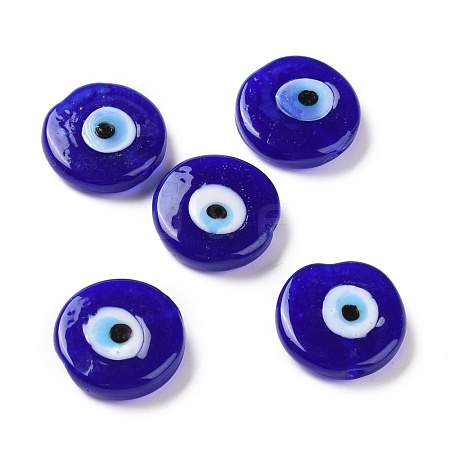 Handmade Evil Eye Lampwork Beads LAMP-E026-01C-1