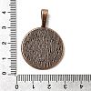 Tibetan Style Alloy Pendant Cabochon Settings TIBEP-20474-M-LF-4