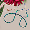 2 Strands Natural Chrysocolla & Lapis Lazuli Beads Strands G-GO0001-39-4