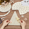 4Pcs 4 Style Wood Wreath Boards DIY-WH0504-132-3