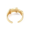 Brass Cuff Finger Rings RJEW-H227-01G-03-3