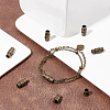 SUNNYCLUE 32Sets Brass Locking Tube Magnetic Clasps KK-SC0001-99-4