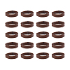 20Pcs Leather Watch Strap Bezel AJEW-FH0005-08B-1