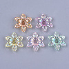 Transparent Acrylic Bead Caps TACR-T007-06-1