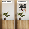 Wood & Iron Wall Mounted Hangers HJEW-WH0055-063-5