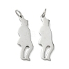 304 Stainless Steel Pendants STAS-P423-03P-1