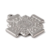 Non-Tarnish 304 Stainless Steel Pendants STAS-Z058-04P-02-2