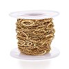PVD Vacuum Plating 304 Stainless Steel Oval Link Cable Chains CHS-E006-06G-3