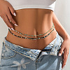 3Pcs Glass Seed Beaded Layered Waist Chains for Summer Beach WG49EE4-02-1