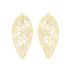 201 Stainless Steel Big Pendants STAS-N102-02LG-1