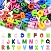 52Pcs 26 Styles Opaque Acrylic European Beads OACR-YW0004-13-1