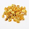 Brass Ear Nuts KK-M163-02G-NR-1