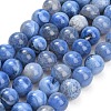 Natural Fire Crackle Agate(Dyed & Heated) Beads Strands G-K425-A04-12mm-2