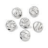 Hammered 304 Stainless Steel Beads STAS-B127-01P-02-1