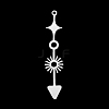 Tarnish Resistant 304 Stainless Steel Pendants STAS-T056-LA339-1-1