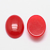Dyed Oval Natural Jade Cabochons X-G-K021-14x10mm-07-2