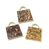 Natural Leopard Skin Jasper Pendants G-G977-04G-02-1