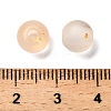 Frosted Transparent Acrylic Beads OACR-F013-13E-3