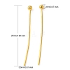 Brass Ball Head pins X1-KK-R020-06G-2