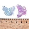 Luminous UV Plating Rainbow Iridescent Acrylic Beads OACR-O008-11-3