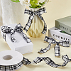 Cloth Plaid Ribbon OCOR-WH20071-001G-3