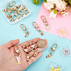 14Pcs 7 Styles Drink Alloy Enamel Pendant Decorations KEYC-PH01568-3