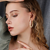 3 Pairs Brass Hoop Earrings for Women EJEW-BBC0001-66G-01-6