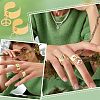 DIY Charm Cuff Ring Making Kit DIY-UN0003-67-7