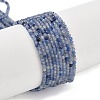 Natural Blue Aventurine Beads Strands G-M449-B01-2mm-2