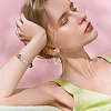 90Pcs 9 Colors Handmade Lampwork Beads LAMP-TA0002-40-8