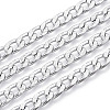 Aluminium Textured Cuban Link Chains CHA-T001-41S-3