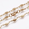 304 Stainless Steel Chain Necklaces STAS-P164-14-3