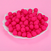 Round Silicone Focal Beads SI-JX0046A-18-3