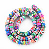 Handmade Polymer Clay Beads Strands CLAY-N008-056-01-2