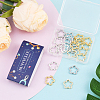 20Pcs 4 Colors Alloy Bead Frame FIND-SC0017-71-7