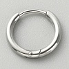 316L Surgical Stainless Steel Huggie Hoop Earrings for Girl Women EJEW-TAC0011-11A-P-1