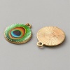 Printed Alloy Enamel Pendants FIND-WH0148-418B-1-2