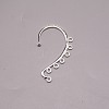 Alloy Ear Cuff Findings FIND-WH0092-52S-1