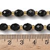 Natural Black Onyx Beads Strands G-F809-A23-01-5