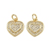 Brass Micro Pave Cubic Zirconia Pendants ZIRC-I367-11G-13-1