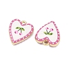 Printed Alloy Pendants PALLOY-P319-07H-12-2