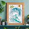Large Plastic Reusable Drawing Painting Stencils Templates DIY-WH0202-235-5