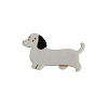 Dog Cellulose Acetate(Resin) Alligator Hair Clips PW-WG0720E-01-1