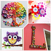 8 Colors Resin Buttons DIY-SP0003-99-4