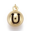 Brass Pendants ZIRC-M108-62G-1