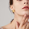 Alloy Square Stud Earrings for Women JE1011A-6
