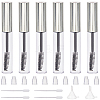 10Pcs DIY Plastic Empty Eyelash Bottle with 4Pcs 2ml Disposable Plastic Dropper with 2Pcs Mini Transparent Plastic Funnel Hopper MRMJ-GF0001-53C-1